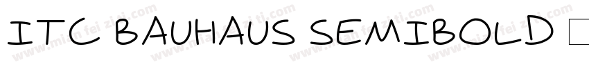 ITC Bauhaus semibold 中文字体转换